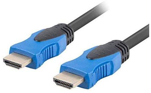 Cable HDMI LANBERG CA-HDMI-20CU-0200-BK - CONECTORES Macho/Macho CHAPADOS en ORO - RESOLUCION Hasta 3840 * 2160-20 METROS - noir