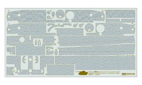 Stickers Zimmerit Tiger I - 1/35e - Tamiya