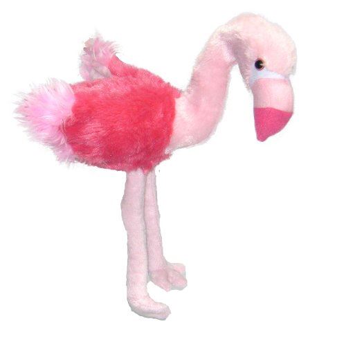 Wild planet - all about nature - k7692 - peluche - flamant-rose - 20 cm