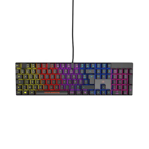 Clavier M&eacute;canique Filaire Rgb Nova - Hercule