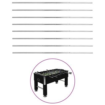 Tiges de baby foot 8 pcs 15,9 mm - 1