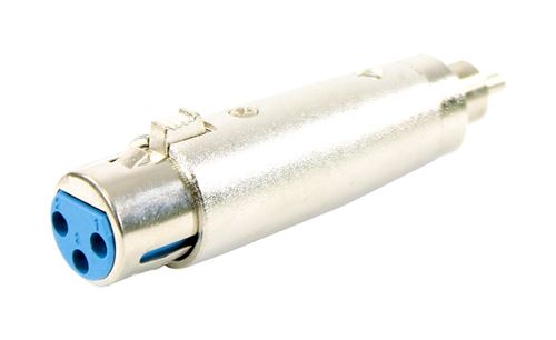 Adaptateur Plugger Adaptateur XLR Femelle - RCA Mâle Easy