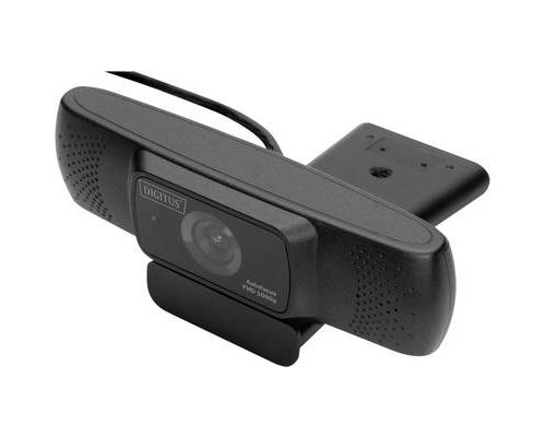 DIGITUS DA-71901 - Webcam - couleur - 1920 x 1080 - 720p, 1080p - audio - USB 2.0 - MJPEG, YUV2