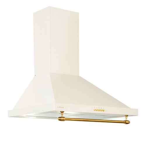 Hotte Aspirante - Klarstein Montblanc 60 - 610 M³/H - 165 W - 2 X 1,5 W - Led - Crème