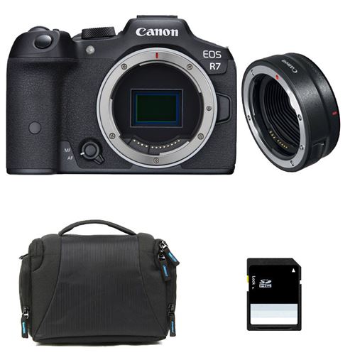Canon Eos R7 + Sac + Carte Sd 8 Go + Bague Ef-Eos R - Neuf - Image 4