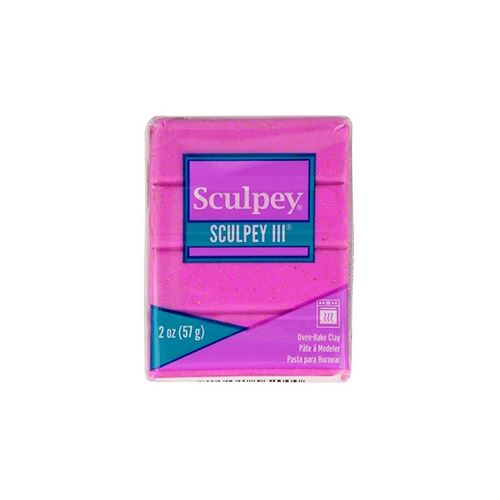Non Communiqué Violet Pâte Polymère Sculpey 57 G - Pailleté