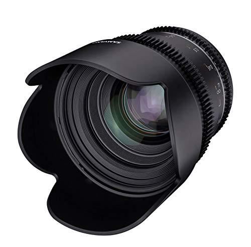 Objectif SAMYANG MF 50 mm T1,5 VDSLR MK2 Canon RF T1,5 Normal pour Canon RF, Distance focale Fixe de 50 mm, Follow Focus Couronne