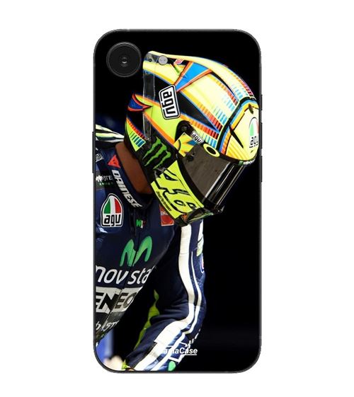 Funda Maniacase Para Iphone 16E Valentino rossi yamaha Doctor 46 MotoGP negro