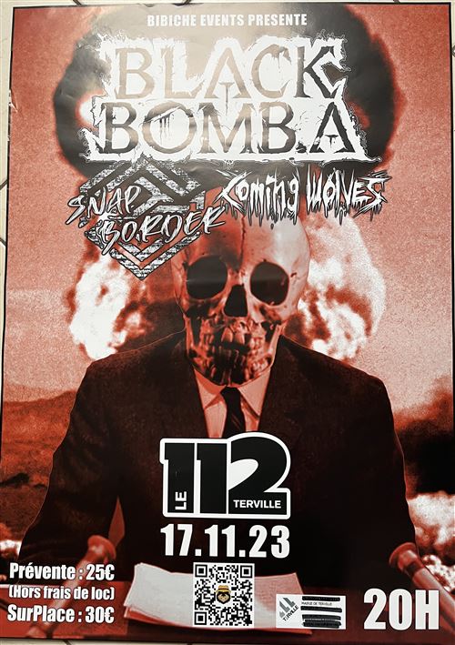 Affiche - Black Bomb.A - En concert - 70x100cm