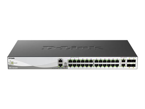 Non Communiqué D-Link Dms 3130-30Ts - Commutateur - C3 - Géré - 24 X 100/1000/2.5G + 2 X 100/1000/2.5G/5G/10G + 4 X 10 Gigabit / 25 Gigabit Sfp28 - Montable Sur Rack