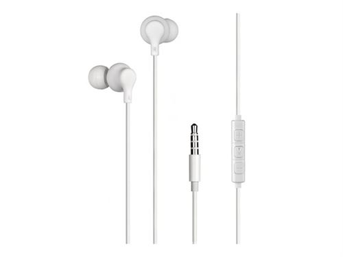 Bigben Connected Blanc - Ecouteurs Avec Micro - Intra-Auriculaire - Filaire - Jack 3,5Mm - Image 3