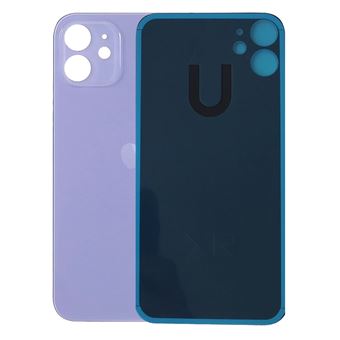 Châssis Arrière IPhone 12 Mini Mauve Avec Vitre - Pièce De Remplacement Neuve - Sans Marque