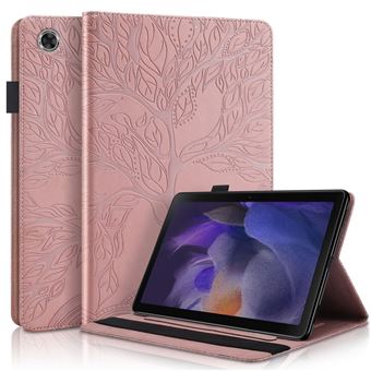 Étui FOXDOCK à rabat pour Honor Pad 9 antichoc en relief avec support et emplacement pour carte-Rouge - 1