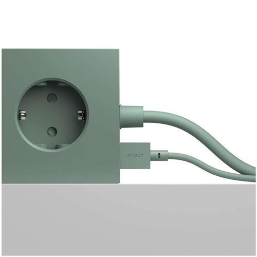 Cable 1 AVOLT USB a 1,8m oak green - vert - Câble téléphone portable -  Achat & prix