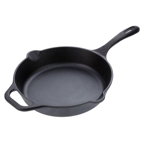 Victoria Poêle En Fonte Naturelle Induction 25Cm, Convient Pour Le Feu, Barbecue, Four 32432 Victori - Image 3