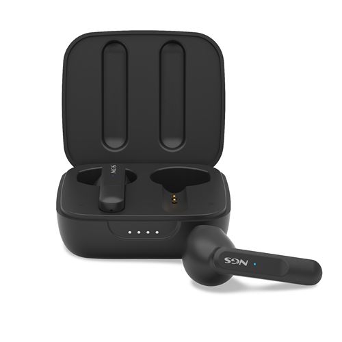 Ngs Noir Artica Move Black: Ecouteurs Sans Fil Compatible Avec La Technologie Bluetooth 5.3 Et Tws. 28H De Batterie, Contrôle Tactile, Technologie Enc. - Image 4