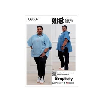 Patron Simplicity 9637 - Sweat et legging - Model FR 48-56 - 1