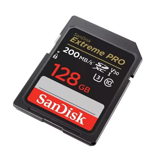 Carte mémoire SD SANDISK XC Ultra Classe 10 (140Mo/s) - 128GB