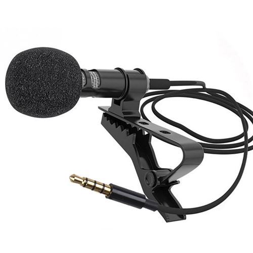 Yonis Noir Microphone Omnidirectionnel Pour Enregistrement Vidéo Et Conférence - Image 3