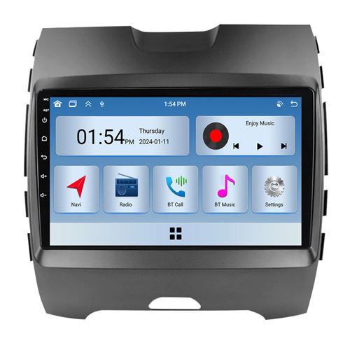 Autoradio RoverOne® Bluetooth CarPlay 2 Din 6Go RAM 128Go ROM pour Ford Edge 2 2015-2018