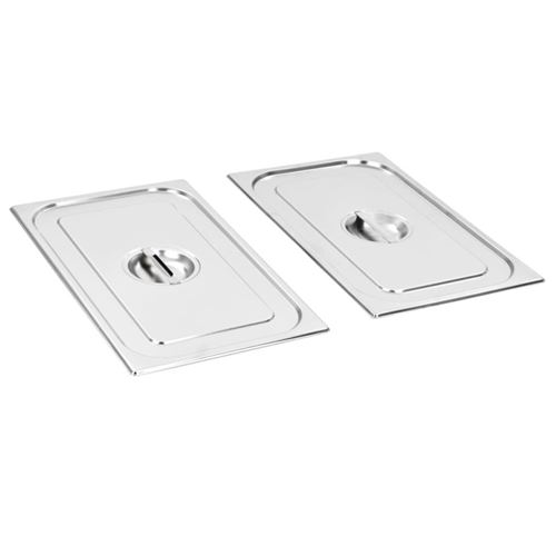 Couvercles de plateau 2 pcs GN 1/1 Acier inoxydable