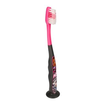 Topsky Lot de 4 gobelets à brosse à dents en plastique pour adultes, adolescents et enfants (280 ml, noir