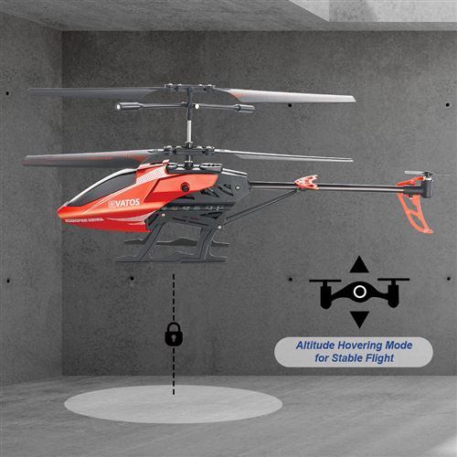 Mini hélicoptère à 2 canaux avec télécommande - Jouet pour enfant - Cadeau  idéal (bleu) : : Mode