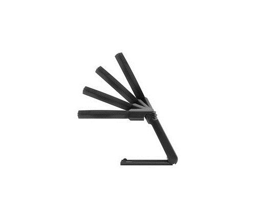 WEDO Loupe avec lumière LED et pied pliable, noir