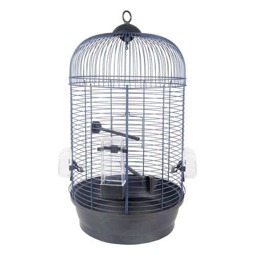 Comparer les prix de FLAMINGO Cage à perruches Sanna 2 35x35x67 cm Bleu métallique