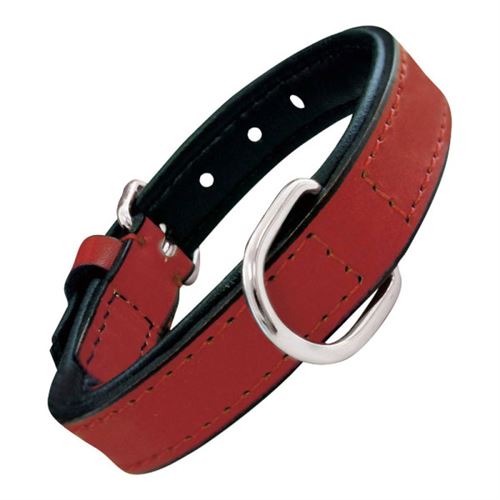 Comparer les prix de Collier pour Chien Gloria Rembourré 55 2 5 cm Rouge