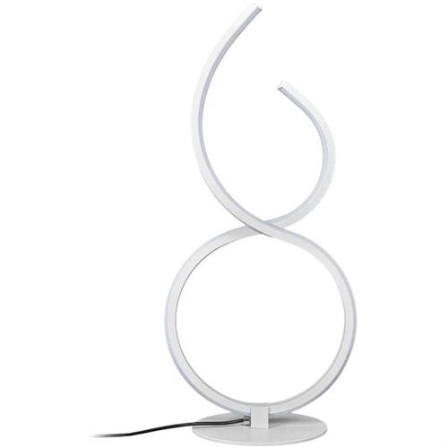 Non Communiqué Blanc Lampe À Poser En Aluminium Led Design