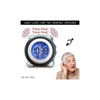 Réveil Fort Pour Dormeurs Profonds 4 Pouces Rétro Double Cloche Réveil