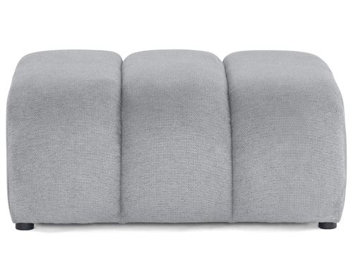 Non Communiqué Debbie - Pouf En Tissu Texturé - Gris
