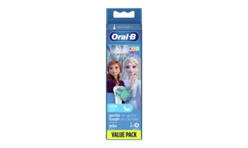 Oral-B Kids Disney Frozen II - Tête de brosse de rechange - pour brosse à dent (pack de 4) - pour Kids Disney Frozen