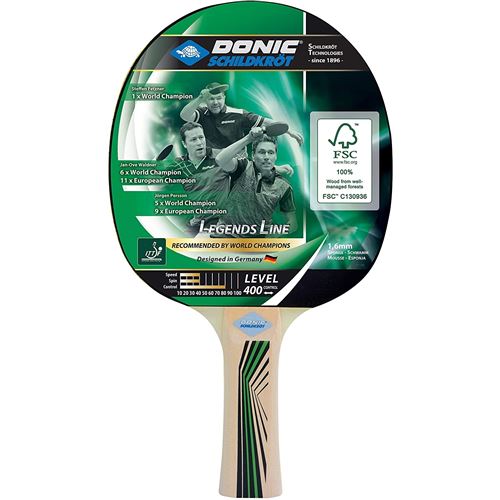 Non Communiqué Noir Raquette De Ping-Pong Legends 400 Fsc