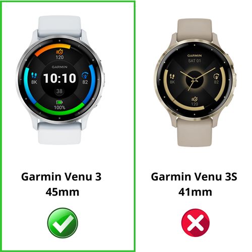 Coque compatible Garmin Vivoactive 5 - Protection rigide montre connectée  étui transparent écran verre trempé Phonillico®