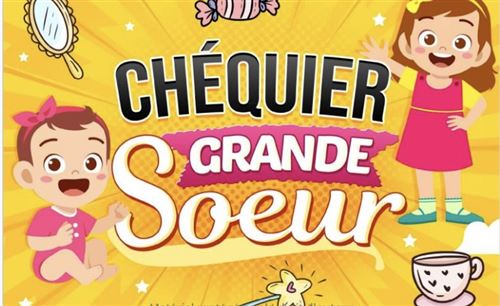 Chéquier Grande Soeur - Livre De 19 Bons Couleurs À Offrir