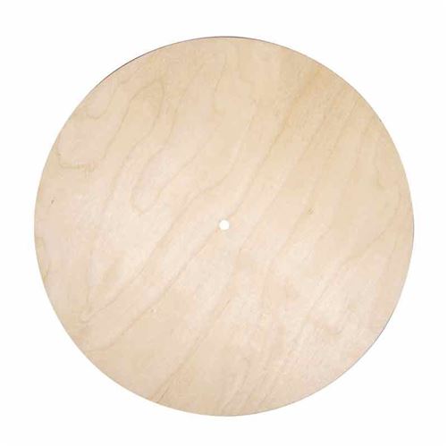 Plaque en bois ronde 30 cm pendule - Rayher