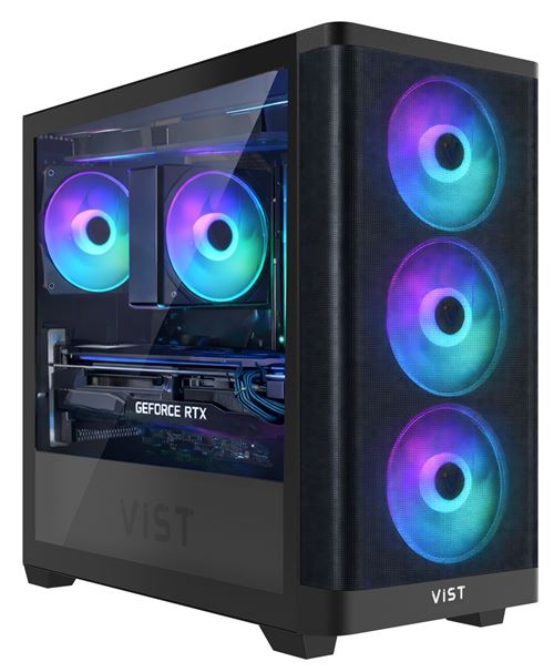 VIST PC Gaming Ryzen 7 7700 - RAM 32Go - RTX 5070 - SSD 1To M.2 - Windows 11 Pro