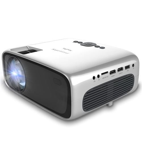 Philips NeoPix Ultra One+ (NPX646) - LCD-projector - portable - 200 lumens - Full HD (1920 x 1080) - 16:9 - 1080p - 802.11ac draadloos