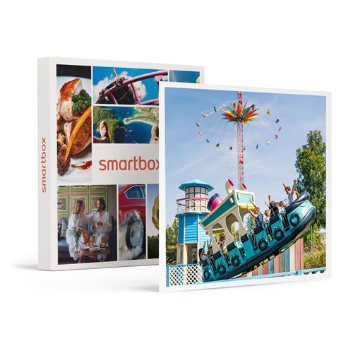 SMARTBOX - Coffret Cadeau Journée amusante en famille : 2 entrées adulte et 2 entrées enfant en 2024 pour le parc Walibi Rhône-Alpes-Sport & Aventure