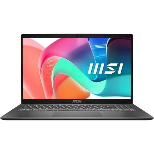 PC Portable - Msi Modern 15 F13Mg-698Xfr - Sans Windows - 15,6 Fhd Ips - Intel Core I3-1315U - 16Go - 512Go SSD