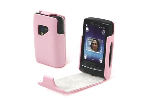Housse Clamshell Rose pour Sony Ericsson X10 MINI