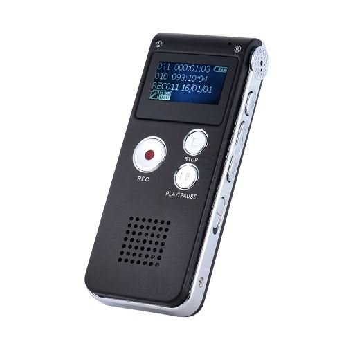 Enregistreur Numérique Vocal Voix Dictaphone 8 GB Go USB MP3 