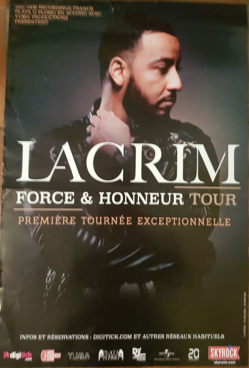 LACRIM - Force & Honneur Tour 2017 - AFFICHE