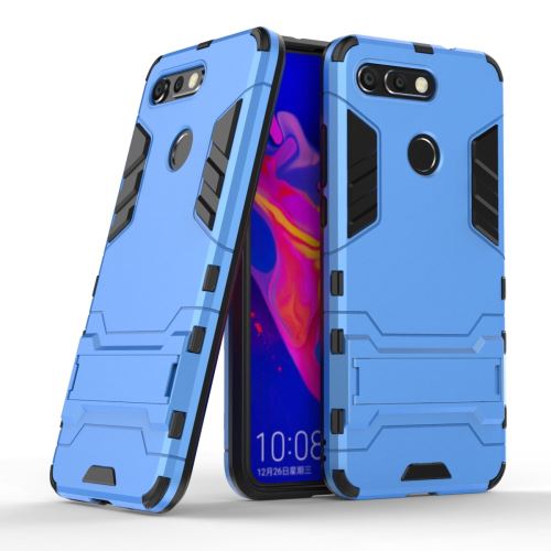 Coque en TPU combo avec béquille bleu clair pour votre Huawei Honor View 20/Honor V20