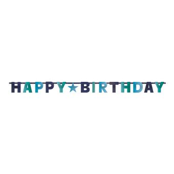Amscan Guirlande Joyeux Anniversaire 240 Cm De Long Bleu Noir Article De Fete Achat Prix Fnac Amscan Guirlande Joyeux Anniversaire 240 Cm De Long Bleu Noir Article De Fete Achat Prix Fnac