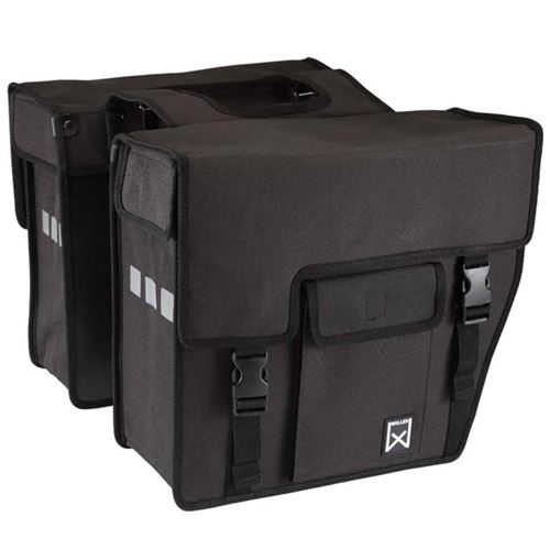 Willex Sac de vélo 2 pcs Shopper 33 L Noir 10701