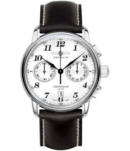 Zeppelin Montre pour Hommes Serie LZ127 Graf Zeppelin Chronographe 7678-1