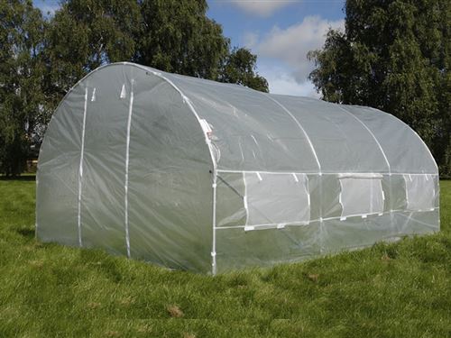 Serre Tunnel 4x4x2m, 16m², Transparent